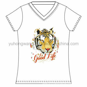 Fashion Cotton Ladies Printed T-Shirt